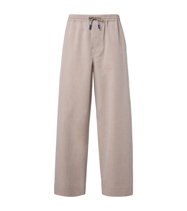 Loewe Wool and cotton wide-leg pants