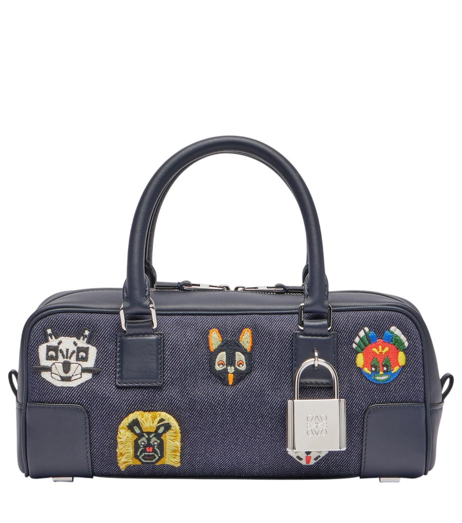 Loewe x Louis Wain Amazona 23 Mala curta com alça superior