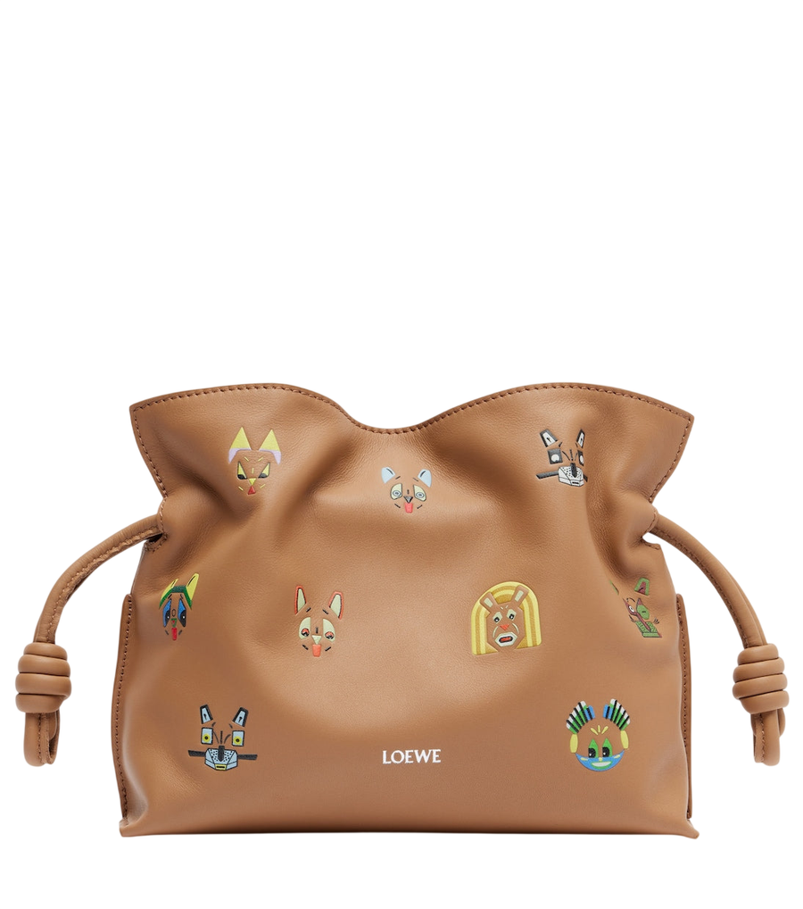 Loewe x Louis Wain Flamenco Cats Mini clutch