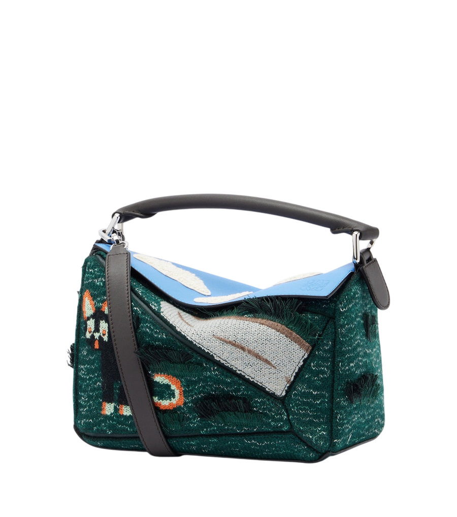 Loewe x Louis Wain Futurist Cat Puzzle top-handle bag