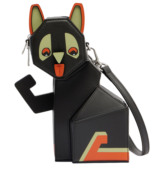 Cartera de mano de piel Loewe x Louis Wain