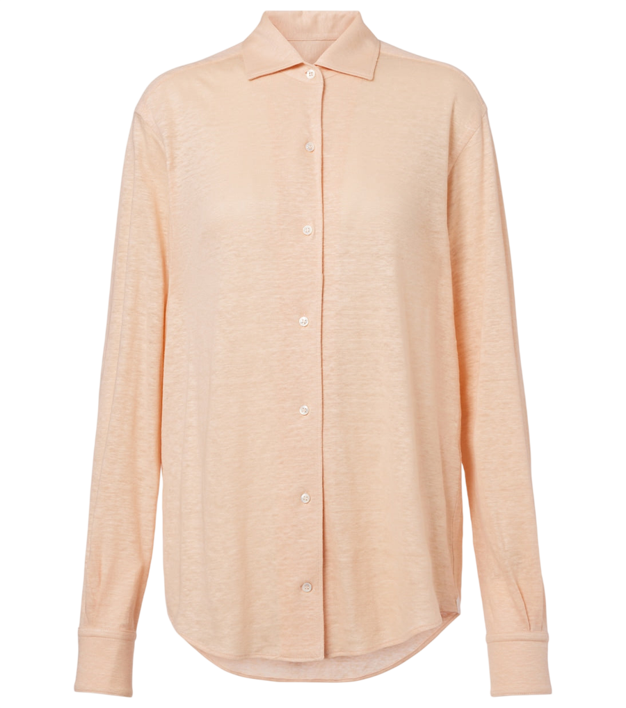 Chemise en jersey de lin André Loro Piana