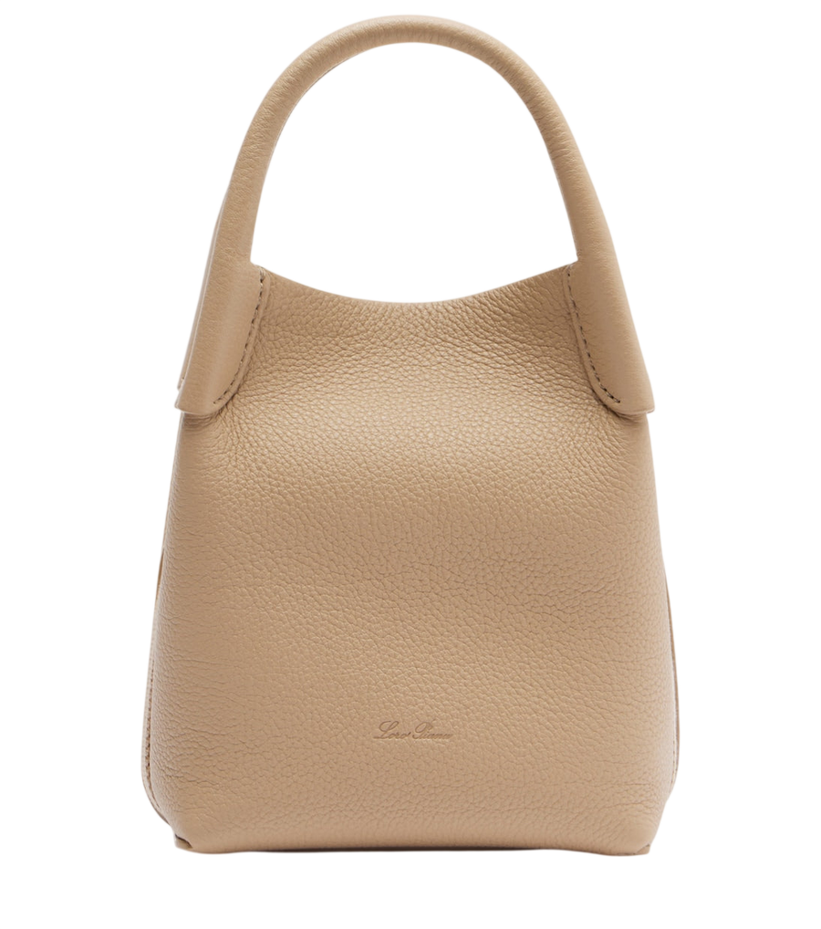 Loro Piana Bale Micro leather tote bag