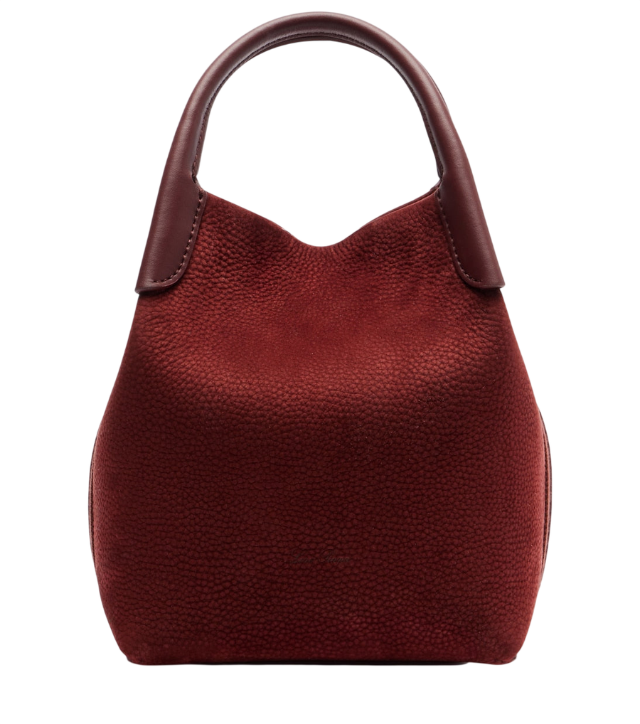 Loro Piana Bale Small leather top-handle bag