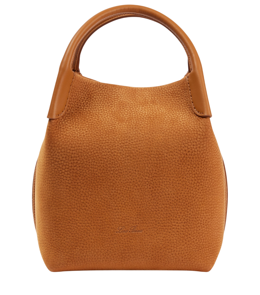 Loro Piana Bale Small leather tote bag