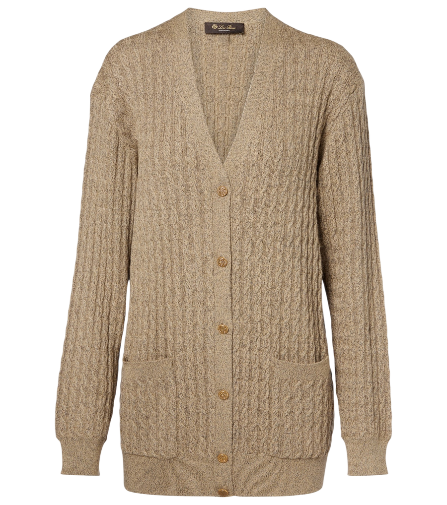 Loro Piana Bihar cable-knit cardigan