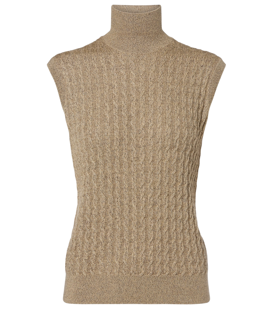 Loro Piana Bihar cable-knit sweater vest