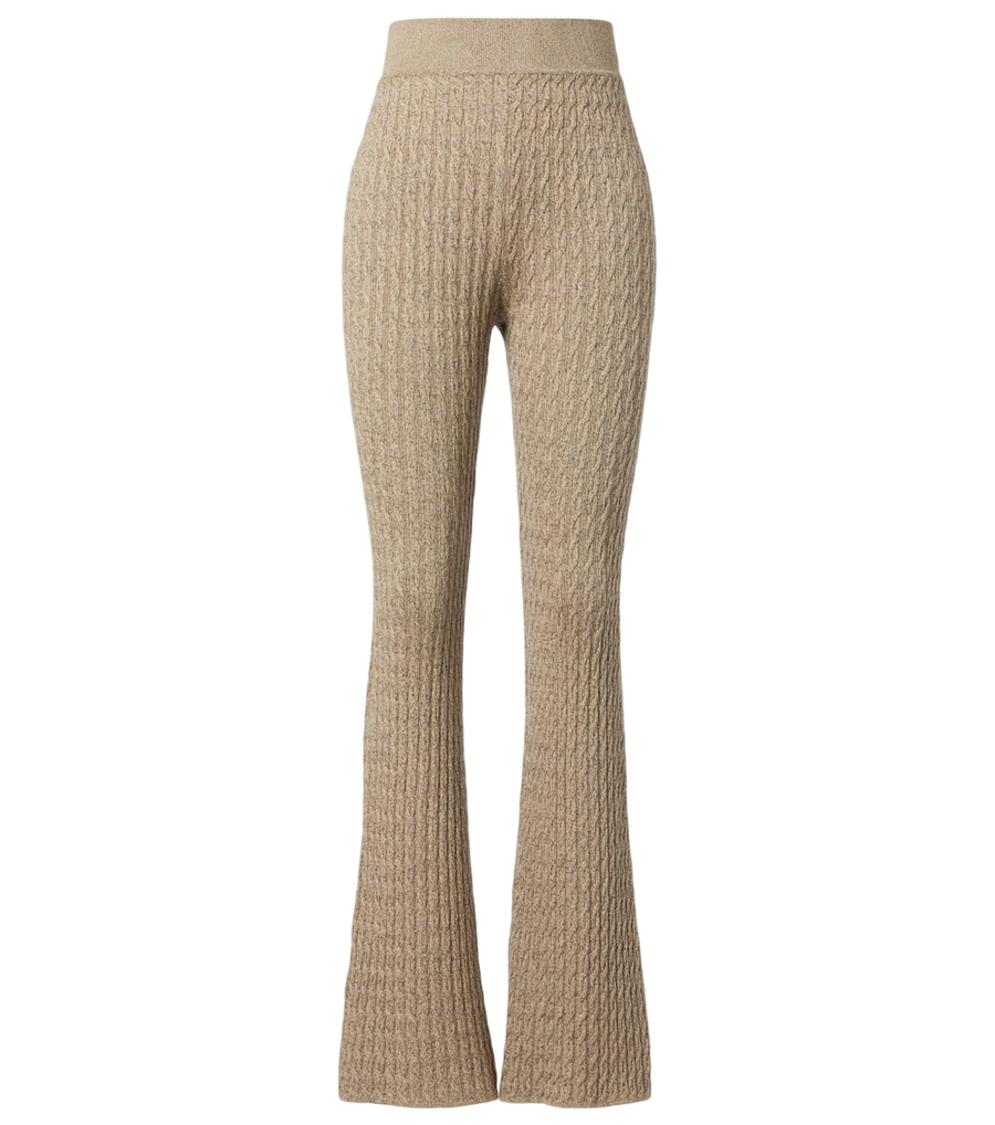 Loro Piana Bihar cashmere-blend flared pants