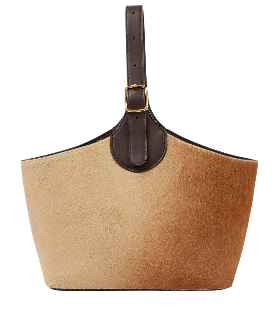 Sac seau Bobbin en poil de veau Loro Piana