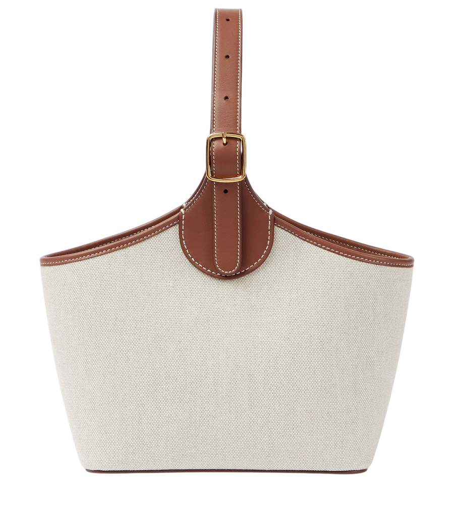 Borsa tote in tela Bobbin Loro Piana