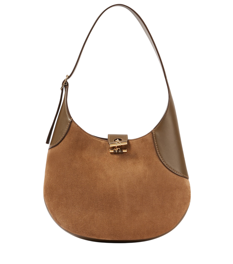 Loro Piana Bobbin Medium leather shoulder bag