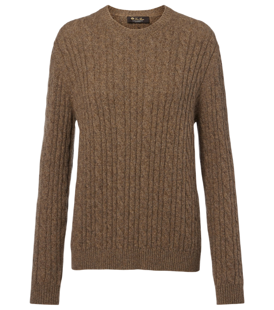 Loro Piana Cable-knit cashmere sweater