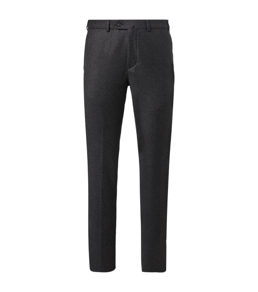 Loro Piana Carlo wool and cashmere straight pants