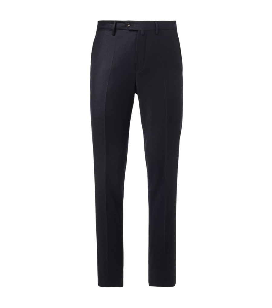 Loro Piana Carlo wool and cashmere straight pants