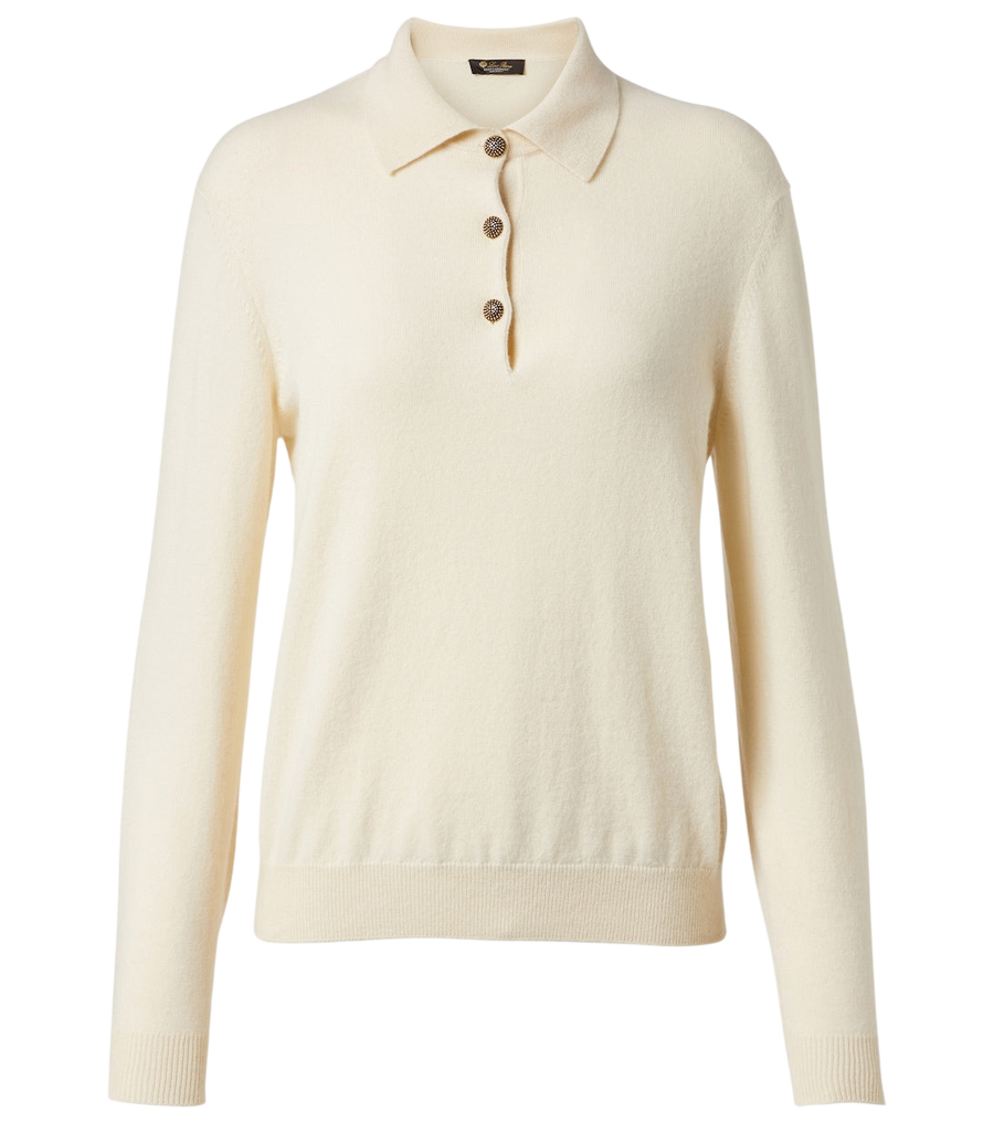 Loro Piana Cashmere polo sweater