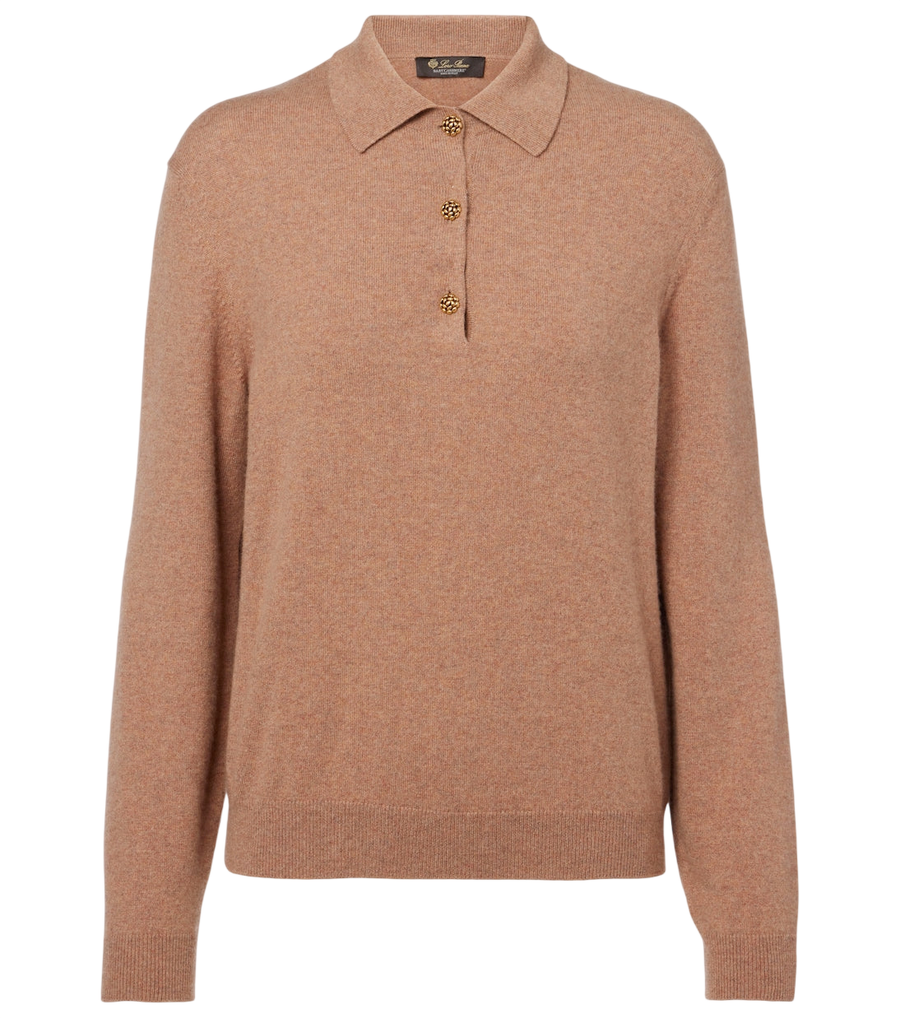 Loro Piana Cashmere polo sweater