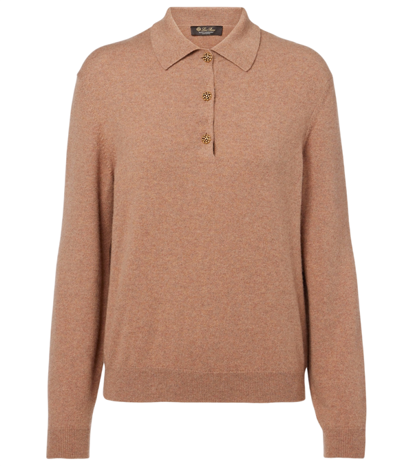 Loro Piana Cashmere polo sweater