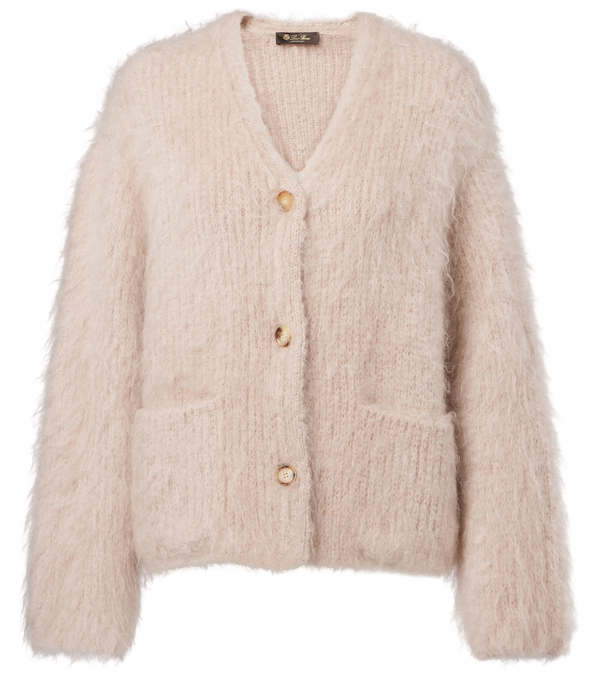 Loro Piana Cherry Hill mohair and cashmere cardigan