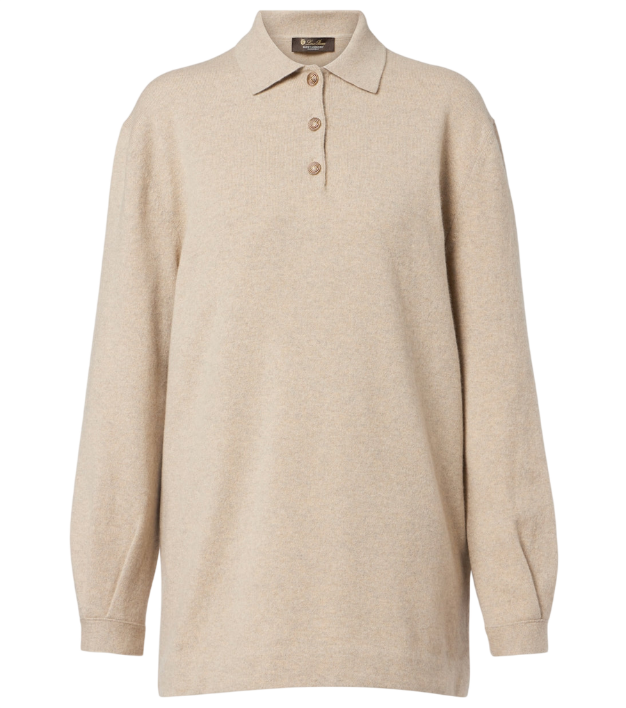 Loro Piana Classic cashmere polo sweater