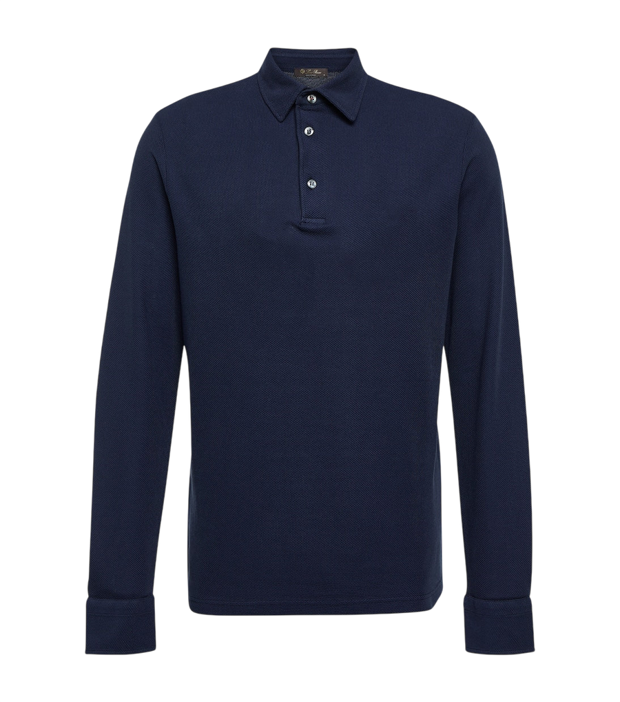 Loro Piana Cotton piqué polo shirt