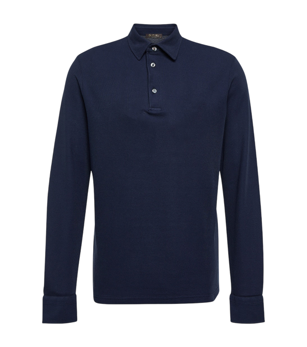 Loro Piana Cotton piqué polo shirt