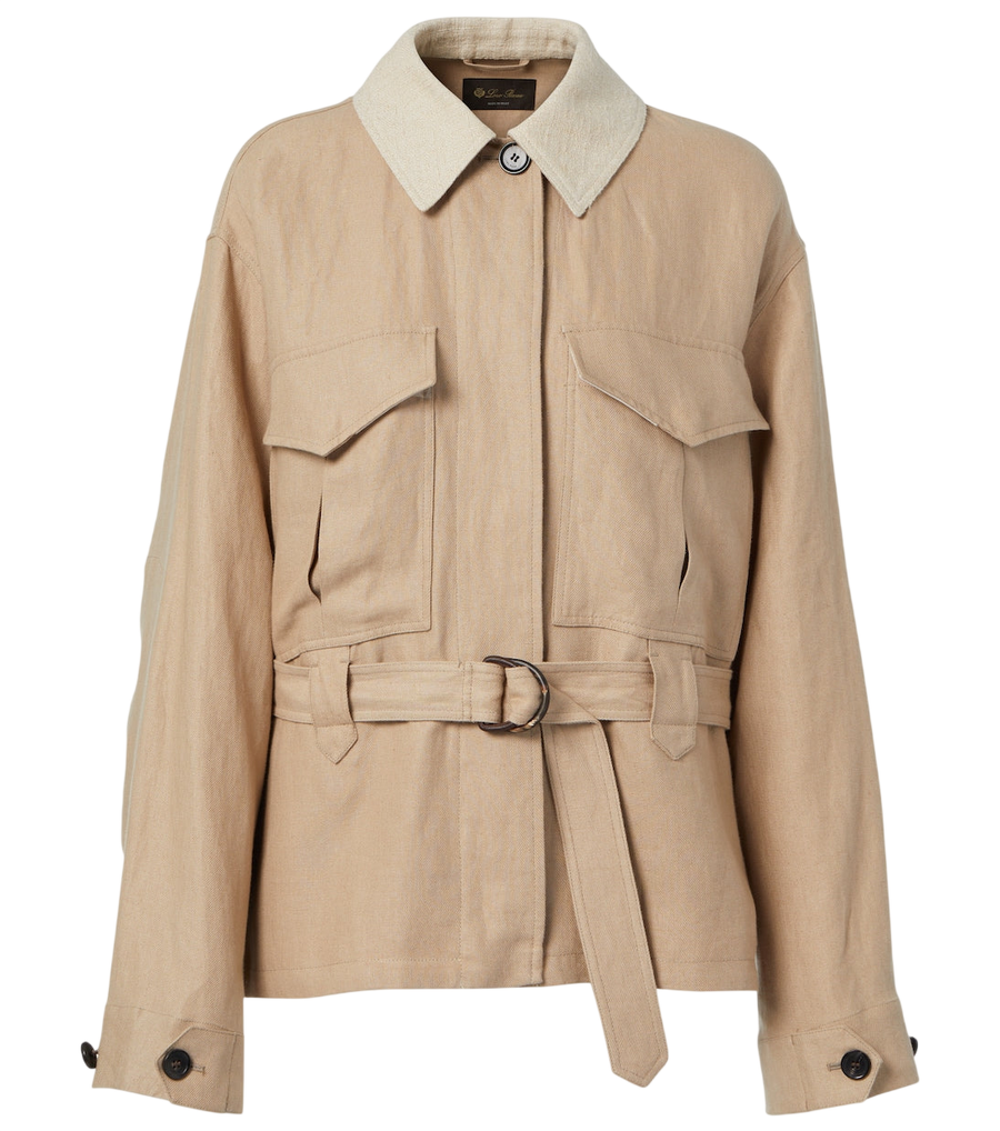 Loro Piana Dillon linen crêpe jacket