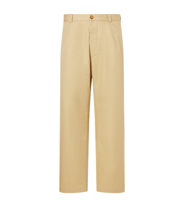 Loro Piana Fuji cotton twill straight pants