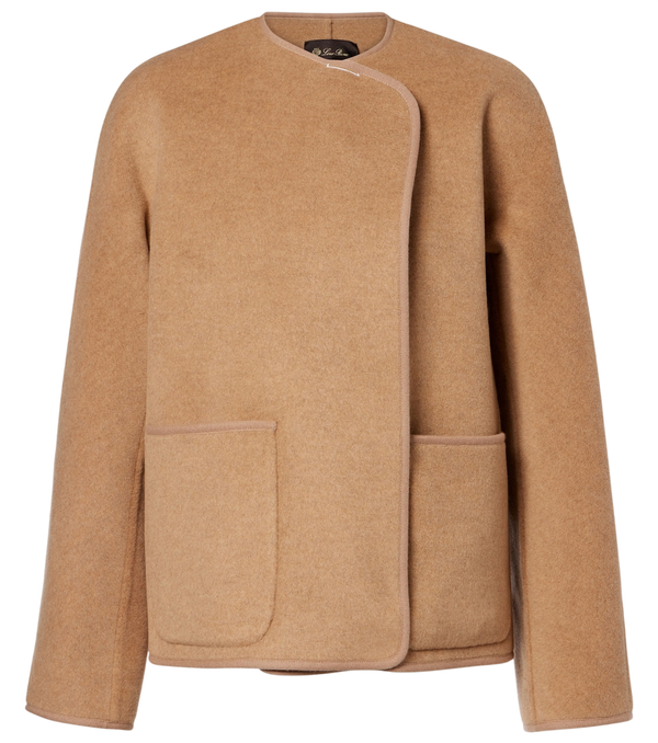 Loro Piana Glenn wool and cashmere jacket