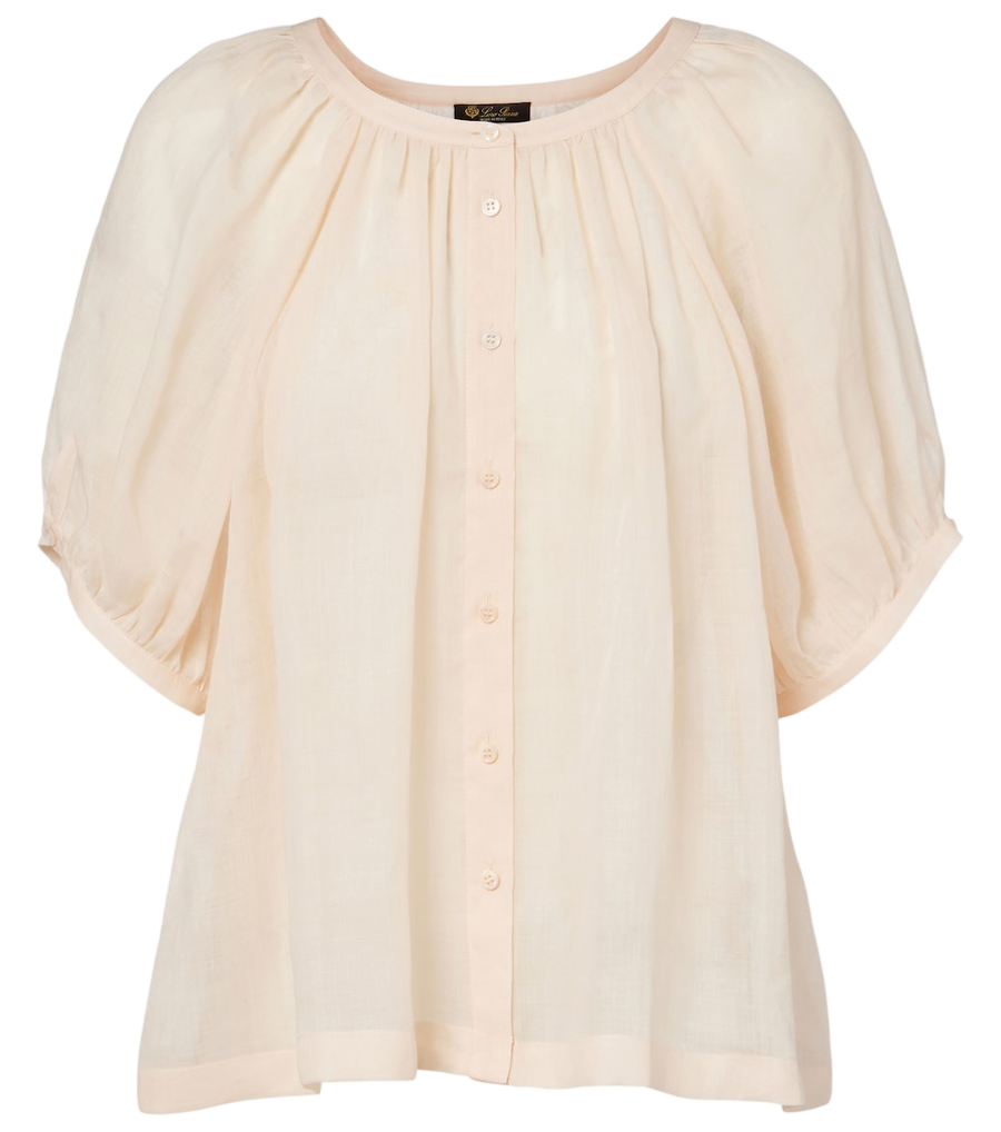 Blusa Loro Piana Gritt de ramio