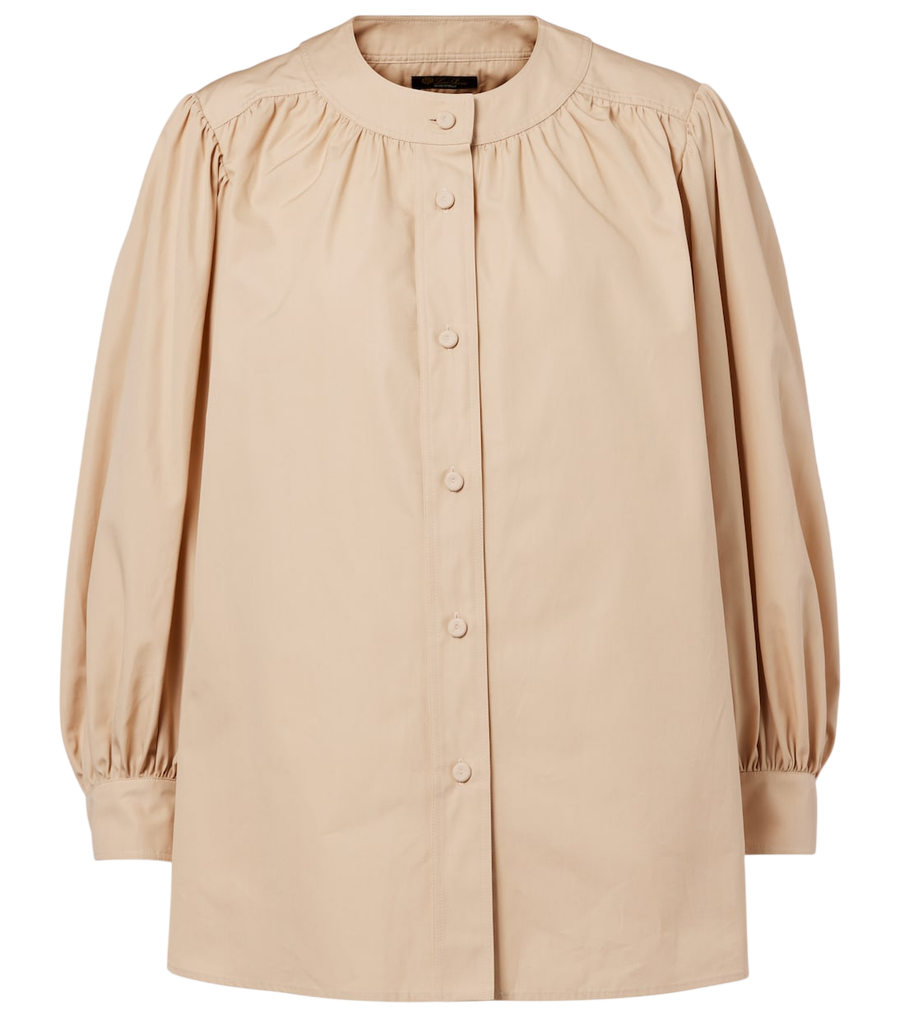 Loro Piana Hailey cotton blouse