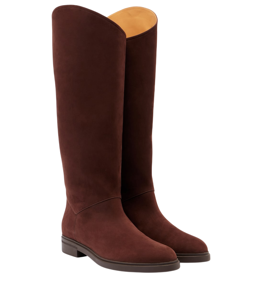 Loro Piana Kilda suede knee-high boots