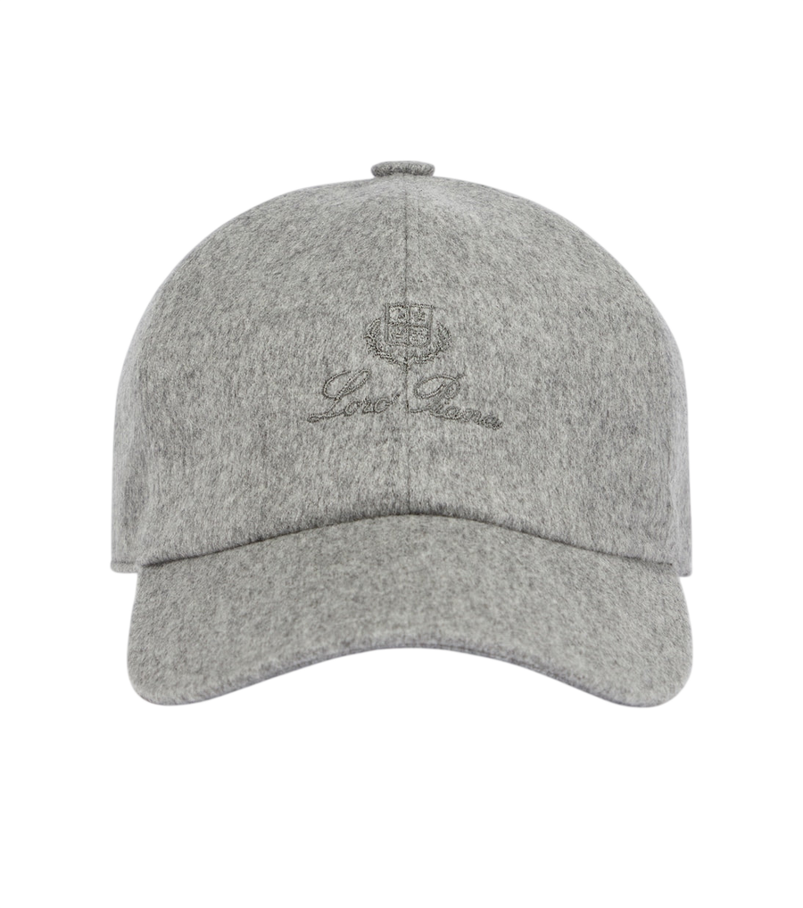 Loro Piana Logo cashmere baseball cap