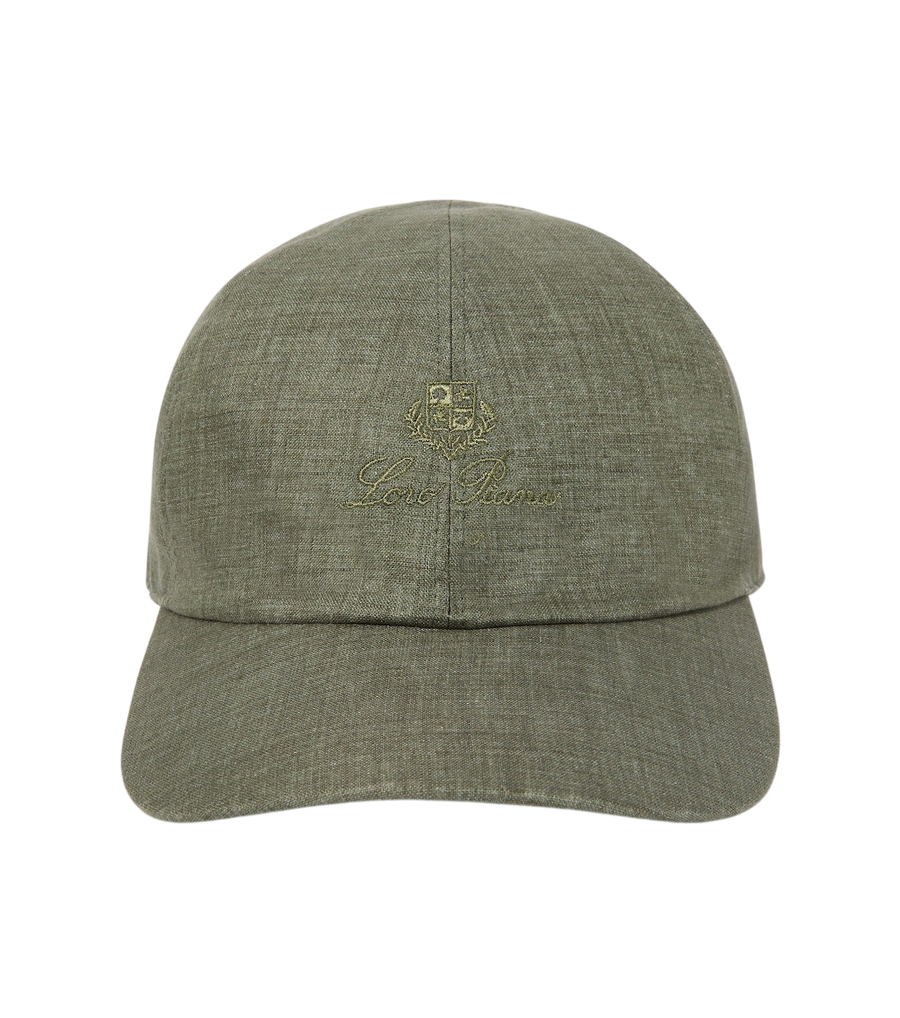 Loro Piana Logo linen hat