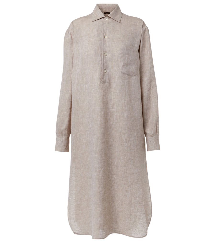 Loro Piana Lora linen shirt dress