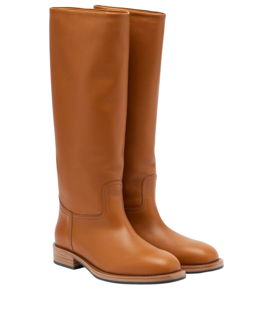 Loro Piana Pablo Walk leather knee-high boots