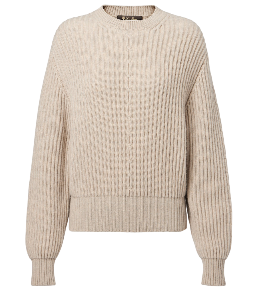 Loro Piana Plane Tree ribbed-knit cashmere sweater