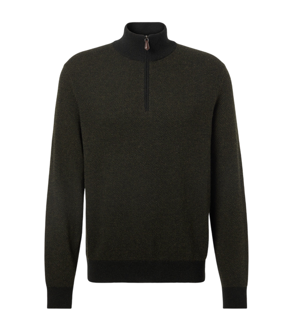 Loro Piana Roadster cashmere half-zip sweater