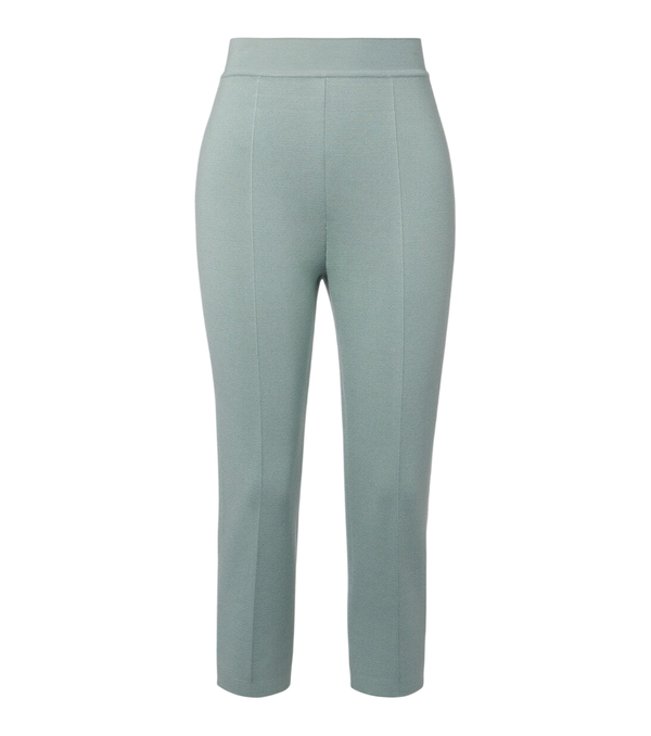 Loro Piana Siena silk and cotton cropped tapered pants