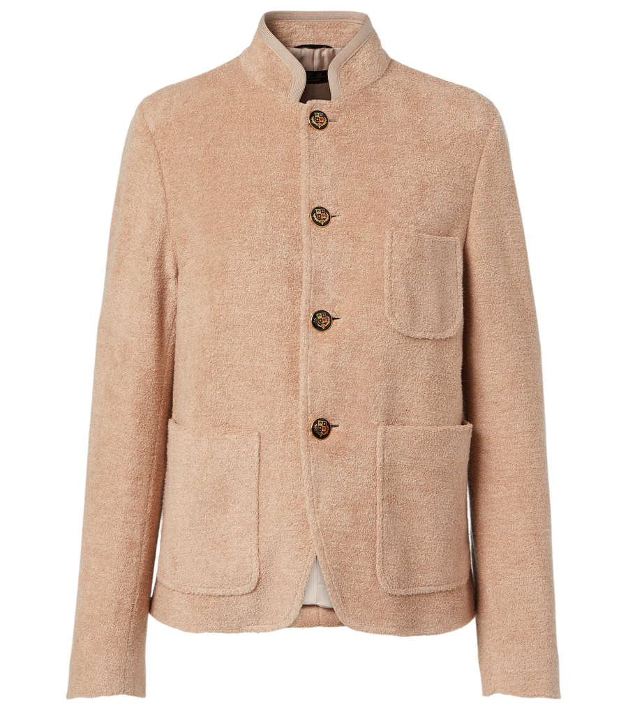 Loro Piana Spagna Mini linen and cotton terry jacket