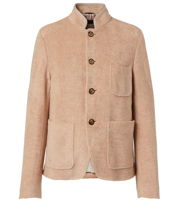 Loro Piana Spagna Mini linen and cotton terry jacket
