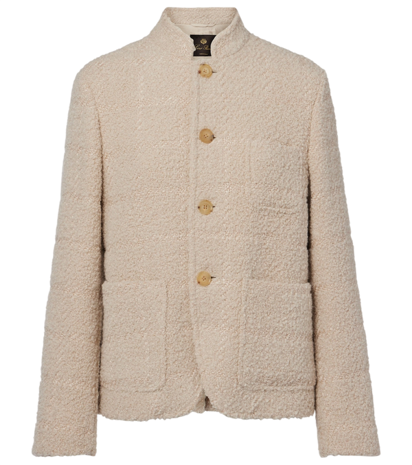 Loro Piana Spagna Mini SB bouclé wool-blend jacket
