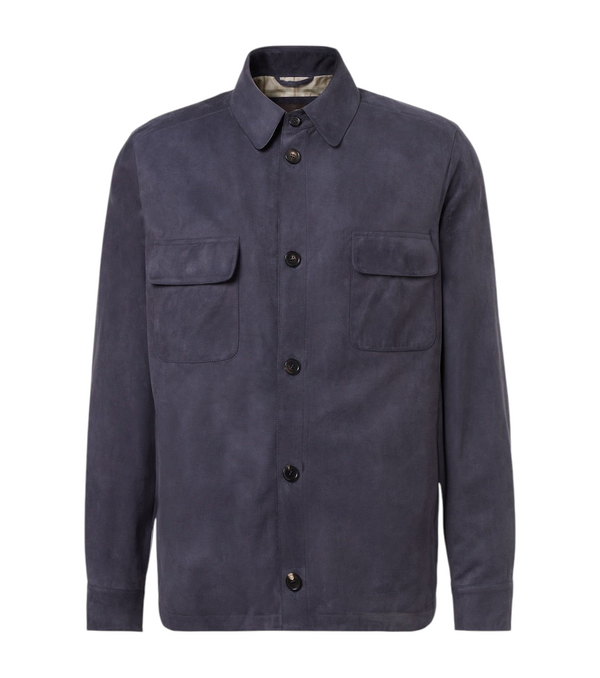 Loro Piana Suede overshirt