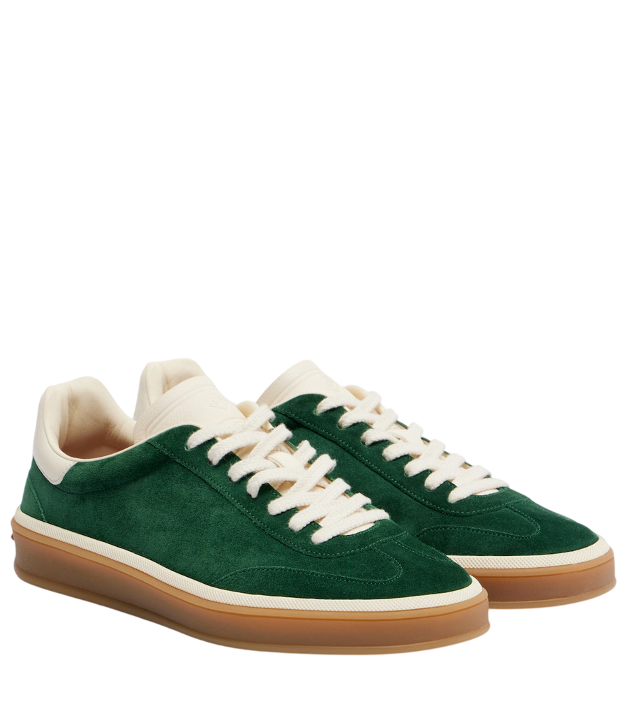 Loro Piana Tennis Walk suede sneakers