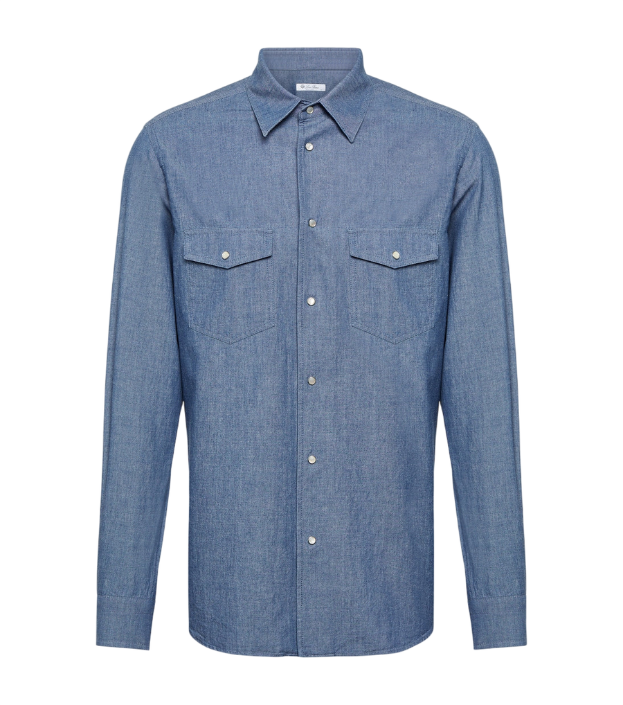 Loro Piana Thomas denim shirt