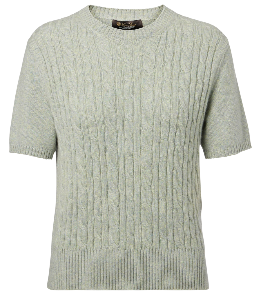 Loro Piana Treccia cable-knit cashmere sweater