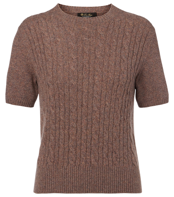 Loro Piana Treccia cable-knit cashmere sweater