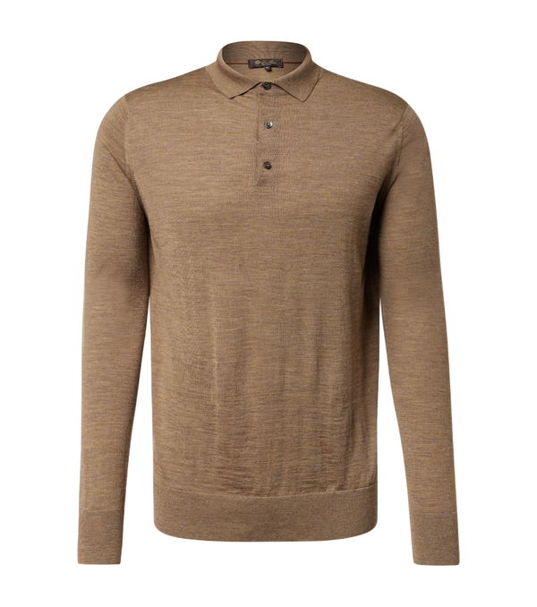 Loro Piana Virgin wool polo sweater