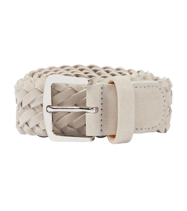 Ceinture en daim tressé Loro Piana