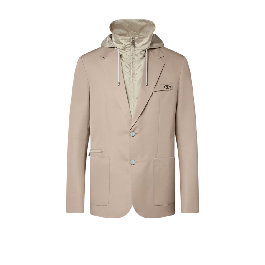 Louis Vuitton 3 In 1 Technical Tailored Jacket — Greige