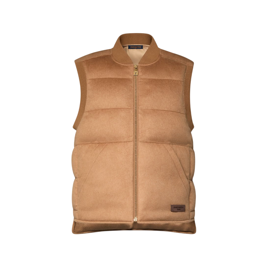 Louis Vuitton Brushed Casmere Vicuna Twill — Brown